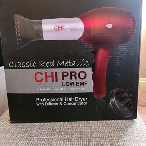 CHI Pro Red Metallic Hair Dryer